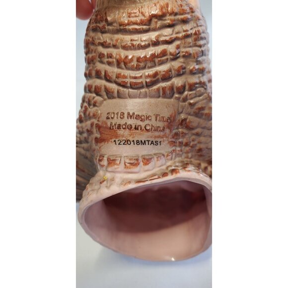 Dinosaur Triceratops Hand Puppet Flexible Rubber - 2018 Magic Time - Picture 5 of 5